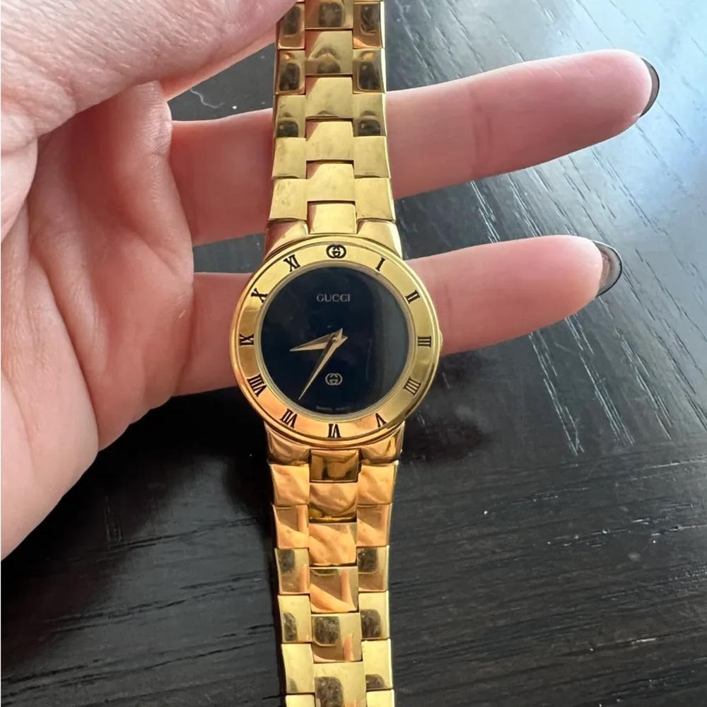 Gucci Gold Wearable Watch